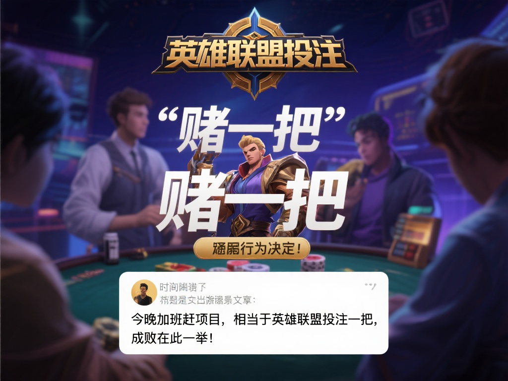 随着时间的推移，“英雄联盟投注”这个梗不再局限于游