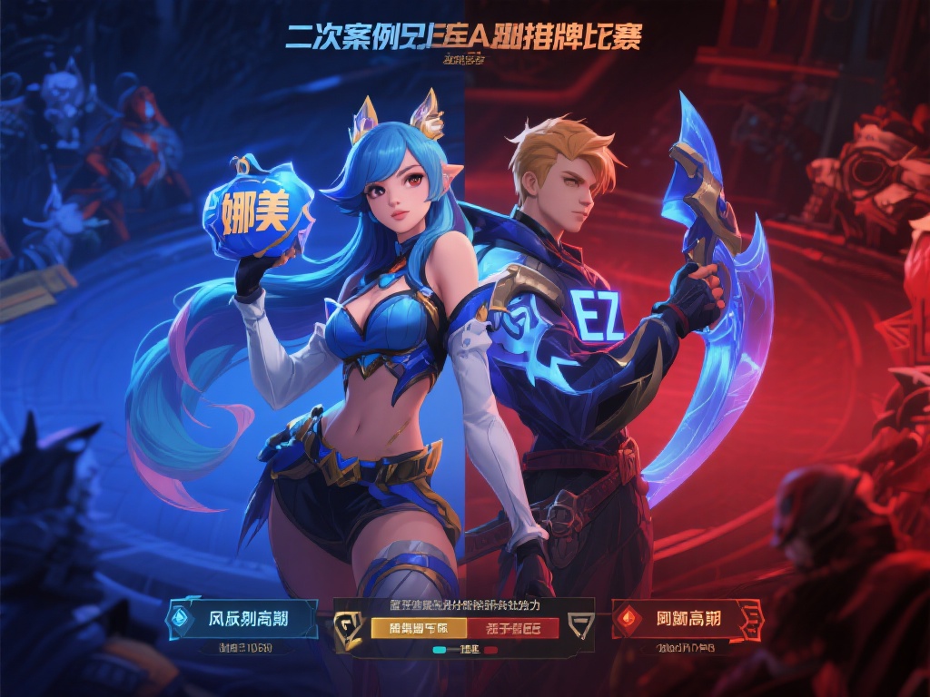 以一次案例为例，在某次排位赛中，蓝色方选用了版本强